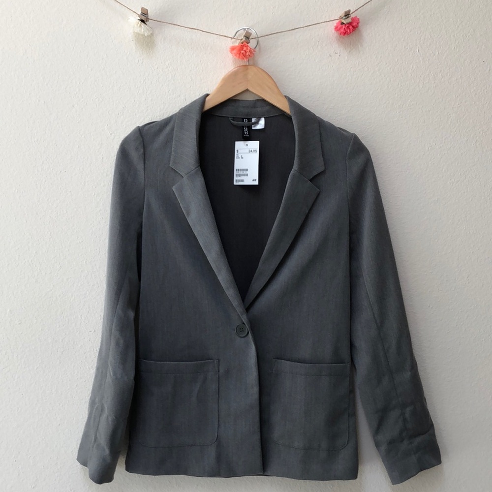 NWT Divided by H&M Blazer Gray
